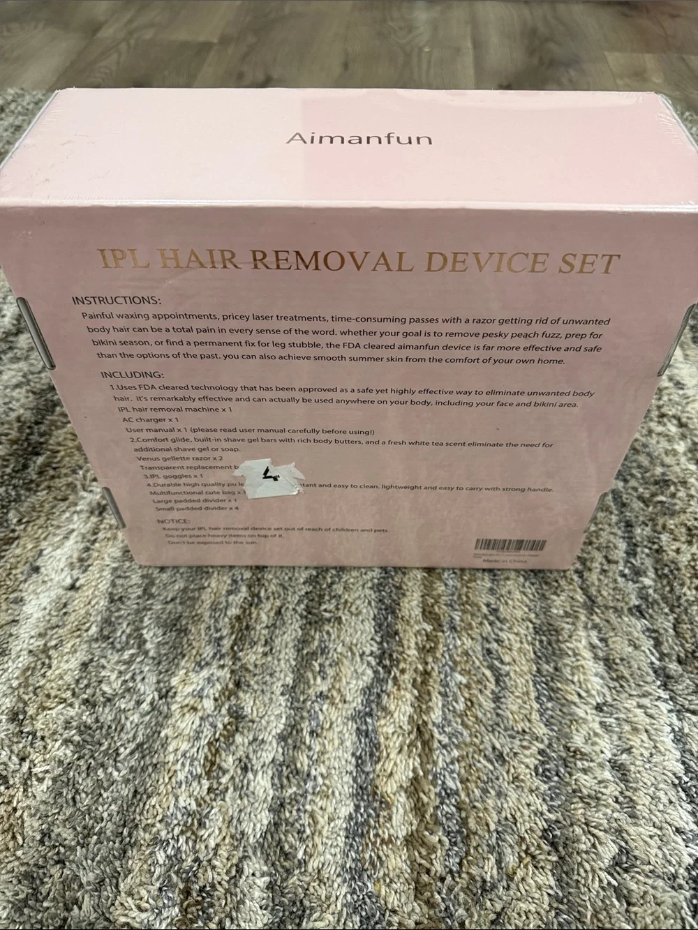 IPL Hair Removal Set - Pink
